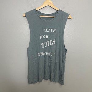 GOOD HYOUMAN live for this moment graphic tank XS